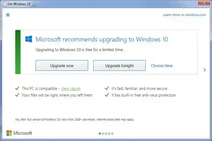 Microsoft postaje još agresivniji u guranju nadogradnje na Windows 10