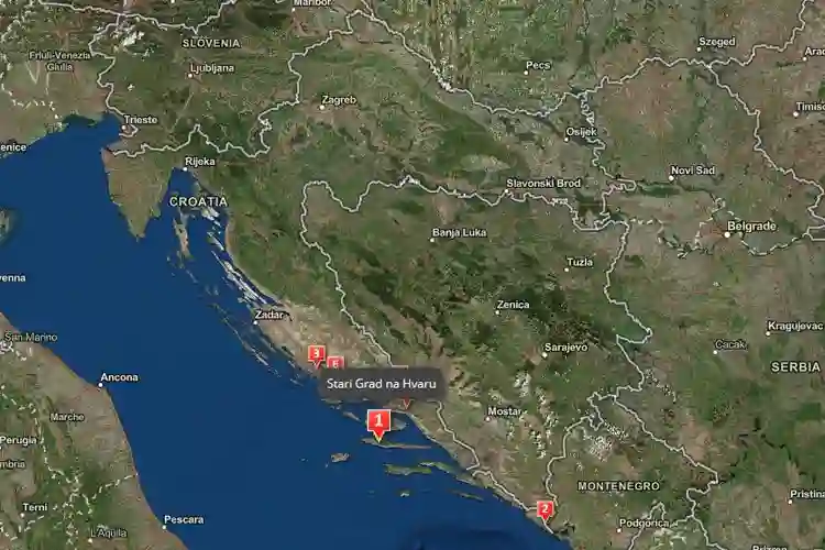 GDi izradio interaktivnu kartu požara na Jadranu