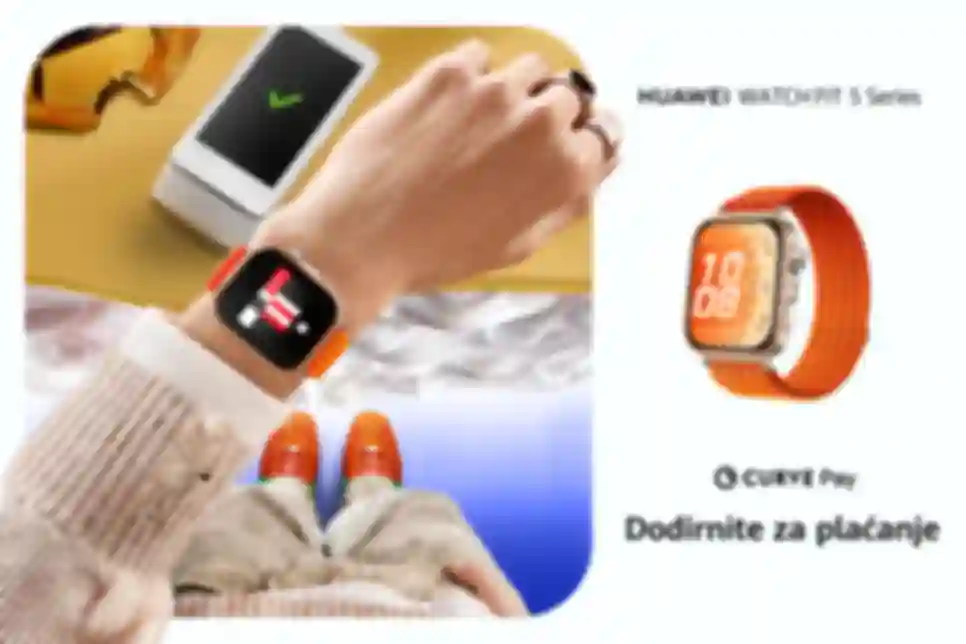 Huawei širi Curve Pay ekosustav: Beskontaktno plaćanje stiže i na WATCH FIT 5 seriju