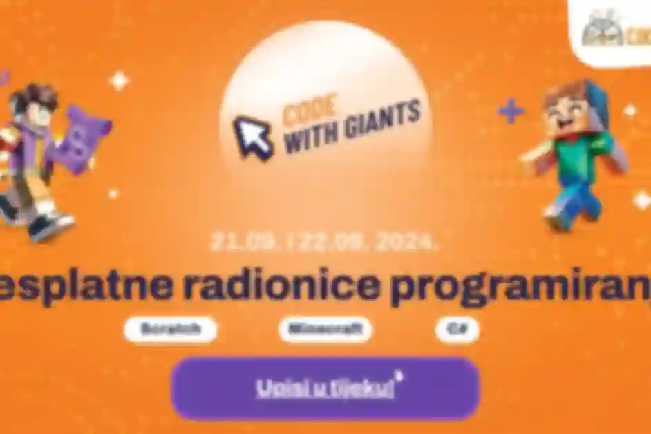 Ovaj vikend besplatne radionice programiranja za djecu od 7 do 19 godina