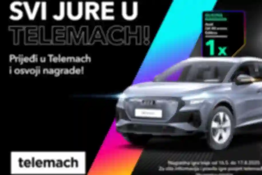 Uz mobilnu mrežu najbolje kvalitete do automobila – prijeđi u Telemach i osvoji nagrade!