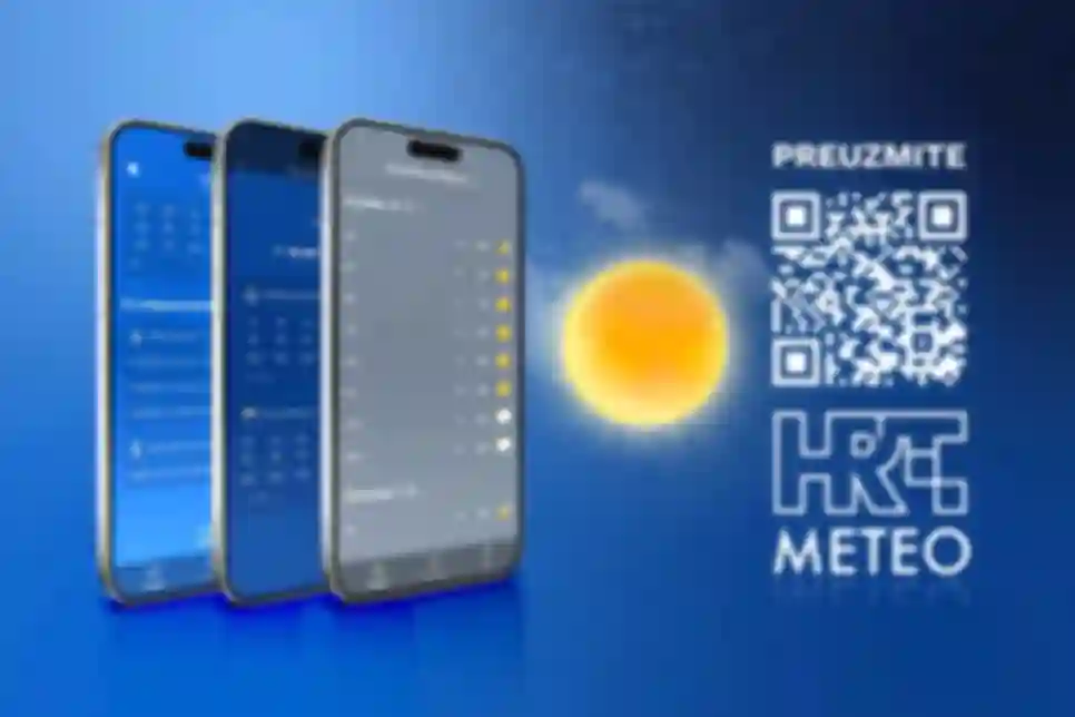 Izašla nova aplikacija novi HRT METEO