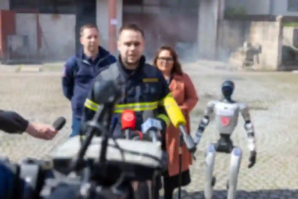 Održana demonstracija korištenja robota tijekom vatrogasne vježbe spašavanja u požaru