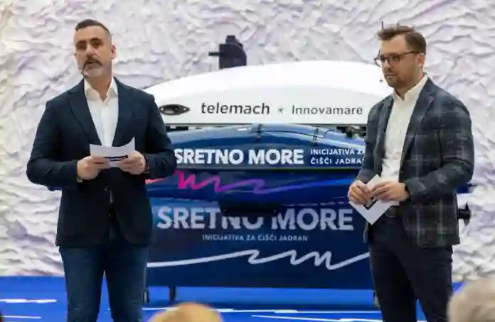 Telemach s Institutom Ruđer Bošković i udrugom Digitalni inovacijski HUB (DIH) Innovamare predstavio inovativni projekt čišćenja podmorja uz pomoć 5G tehnologije