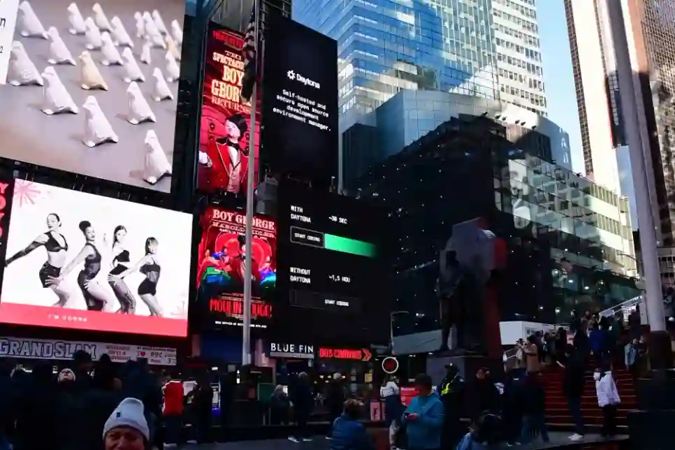 Daytona dobila veliko priznanje: Pojavila se na Times Squareu