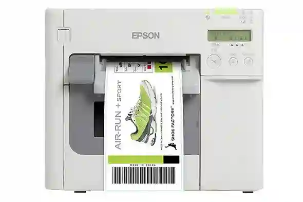 Jednostavan isprint etiketa u boji