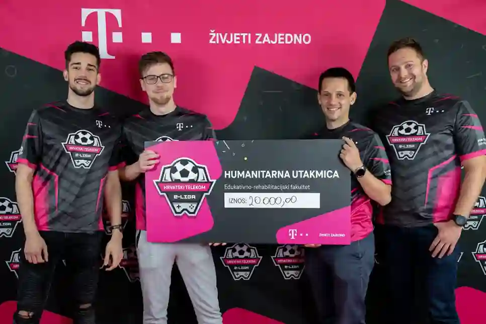 U humanitarnoj utakmici Hrvatski Telekom e-Lige prikupljeno 20.000 kuna za Edukacijsko-rehabilitacijski fakultet