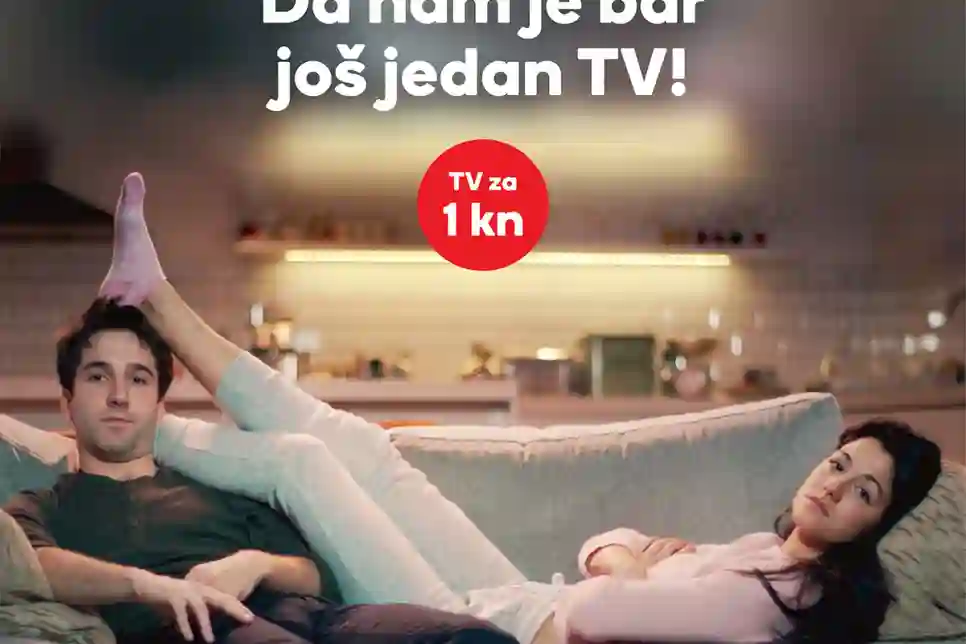 Da nam je bar još jedan TV! U Optima paketima stiže za 1 kunu!