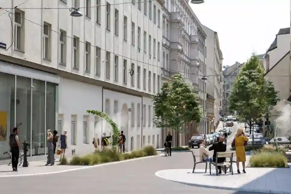 Bečka ulica Zieglergasse postat će prva ulica koja će se prilagoditi klimatskim promjenama