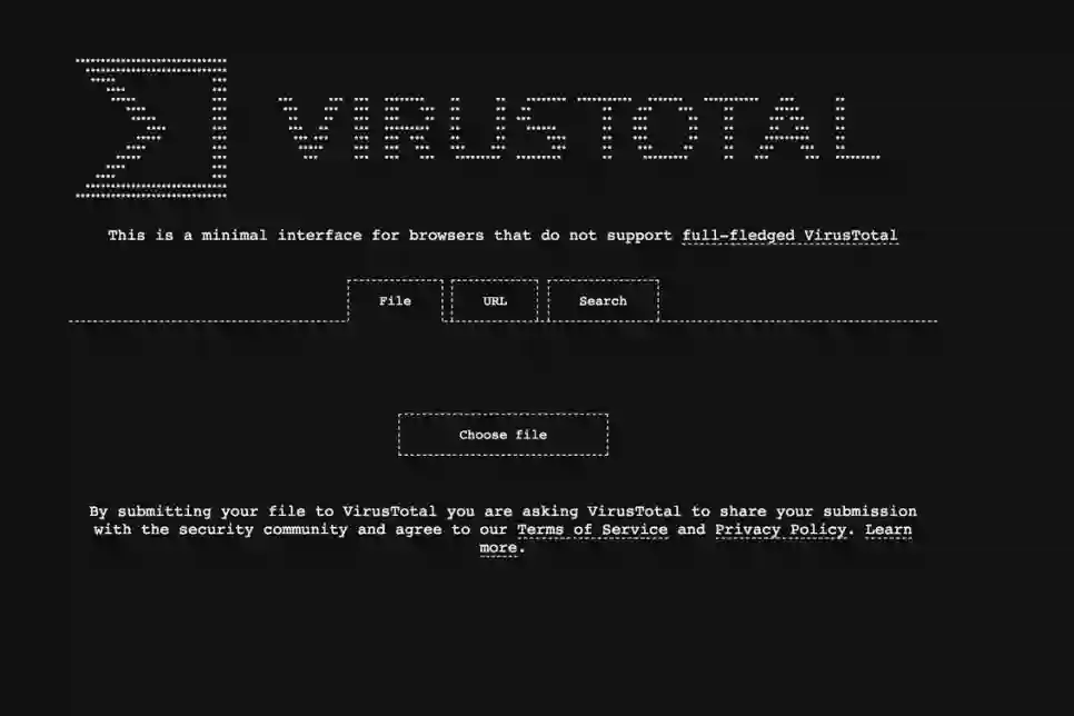 VirusTotal predstavio novo retro sučelje