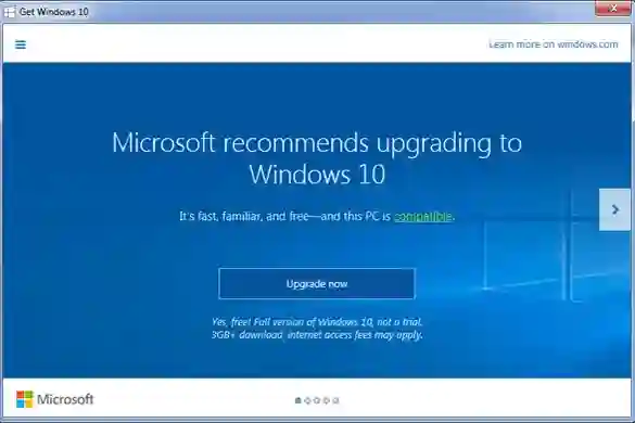 Microsoft svim silama pokušava pogurati nadogradnju na Windows 10