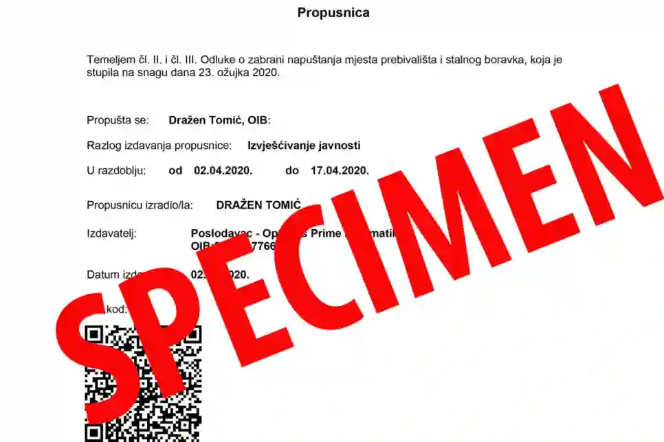 Broj e-Propusnica preskočio 639 tisuća, tražili ih i oni u samoizolaciji, karanteni ali i zaraženi