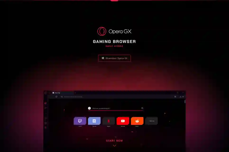 Opera lansirala gaming browser Opera GX