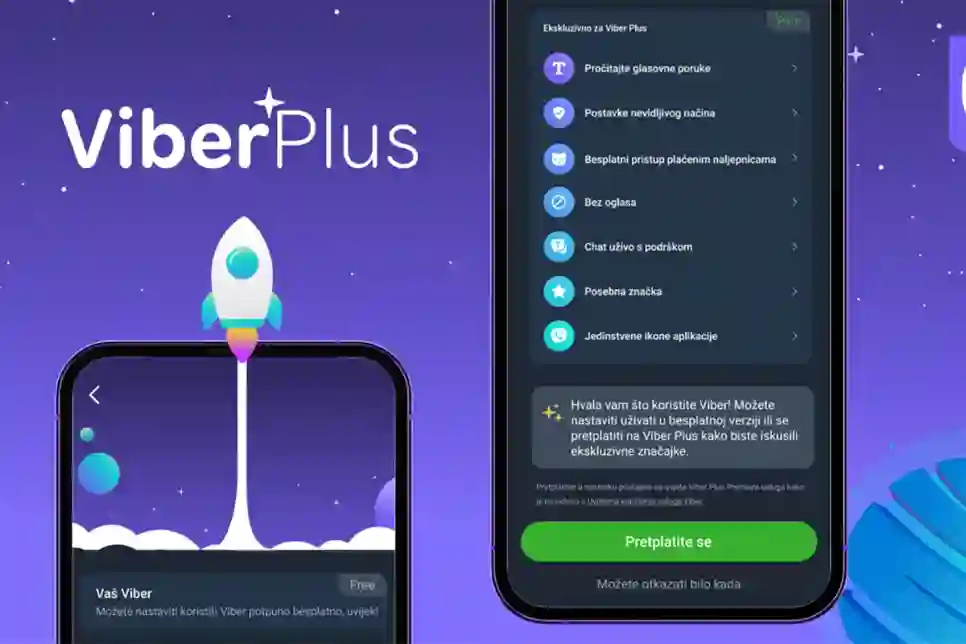 Viber Plus dostupan i u Hrvatskoj