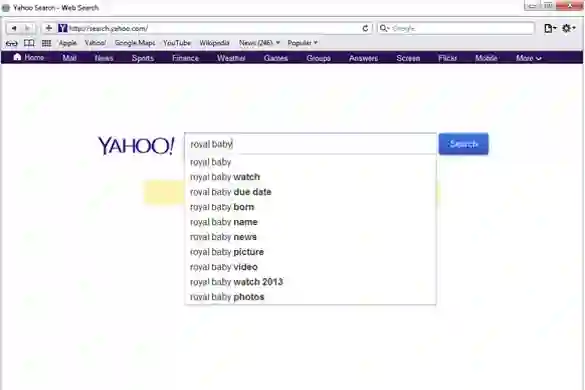 Yahoo je objavio listu najpretraživanijih pojmova u 2013.