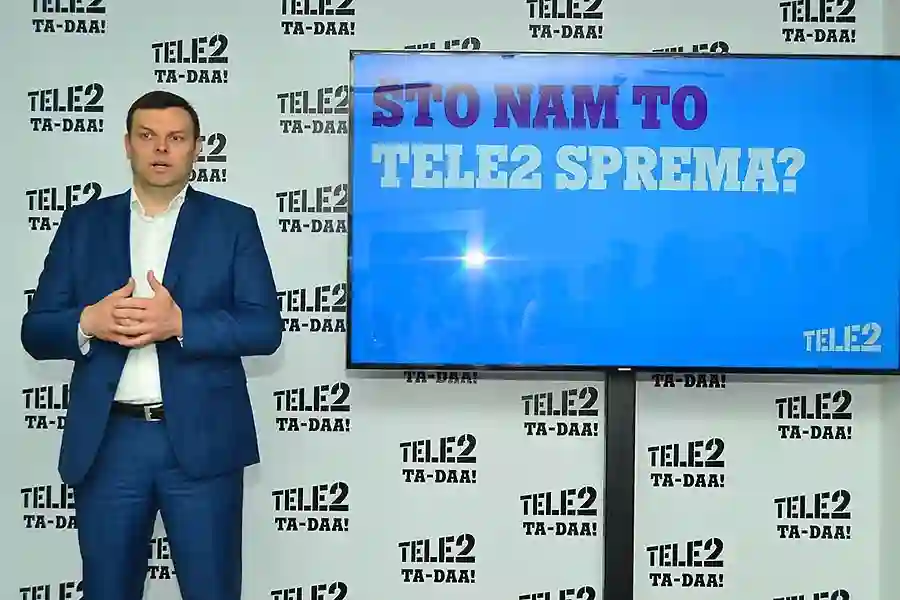 Tele2 ostvario rast prihoda 13 posto, dobiti 69 posto