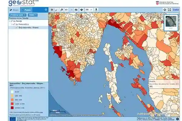 Državni zavod za statistiku pokrenuo portal GeoSTATRH
