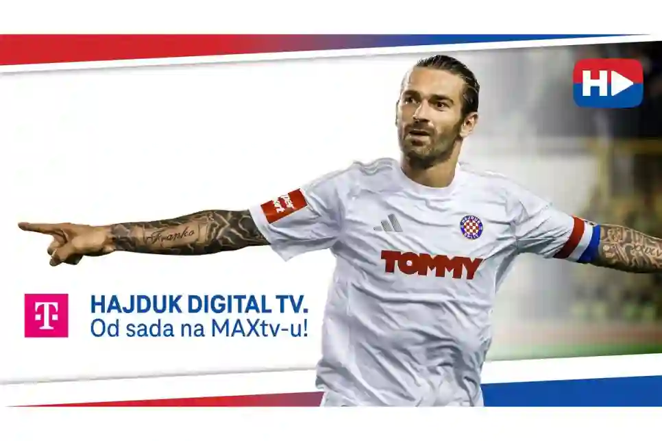 Hajduk TV – prvi TV kanal hrvatskog nogometnog kluba od danas na MAXtv-u