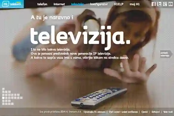 H1 telekom predstavio nove pakete za telefoniranje, internet i televiziju