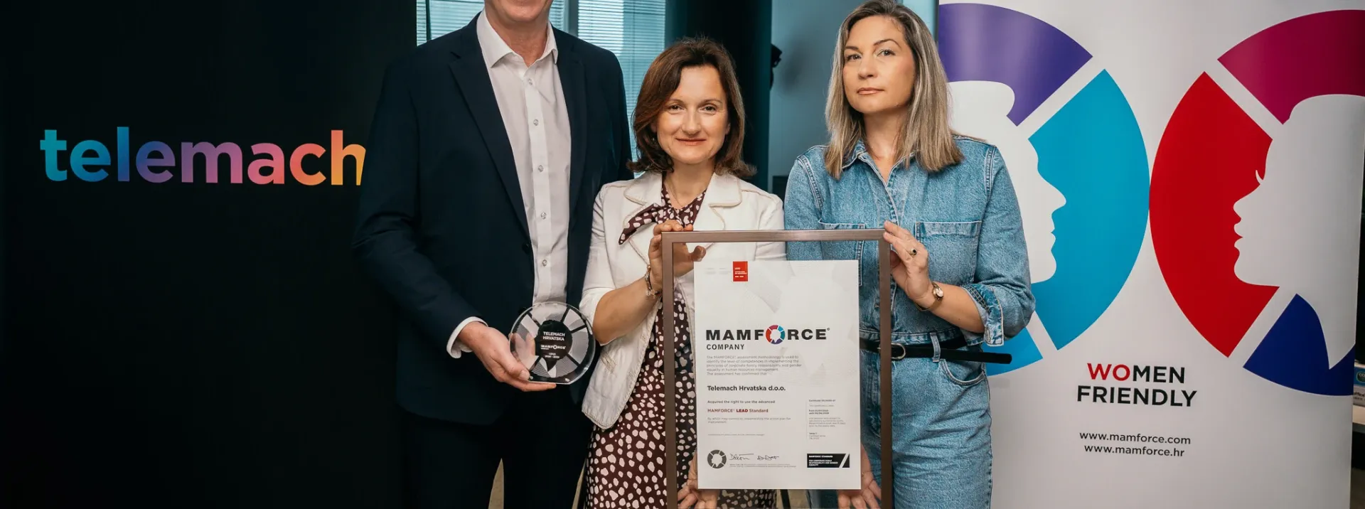 Telemach je prva velika kompanija koja je  postigla najviši MAMFORCE LEAD standard