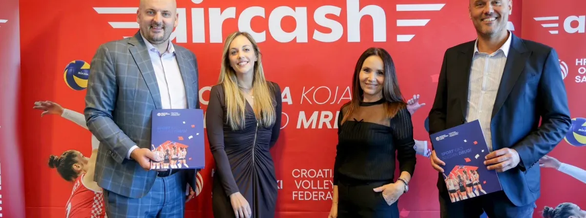 Hrvatski odbojkaški savez i Aircash sklopili partnerstvo