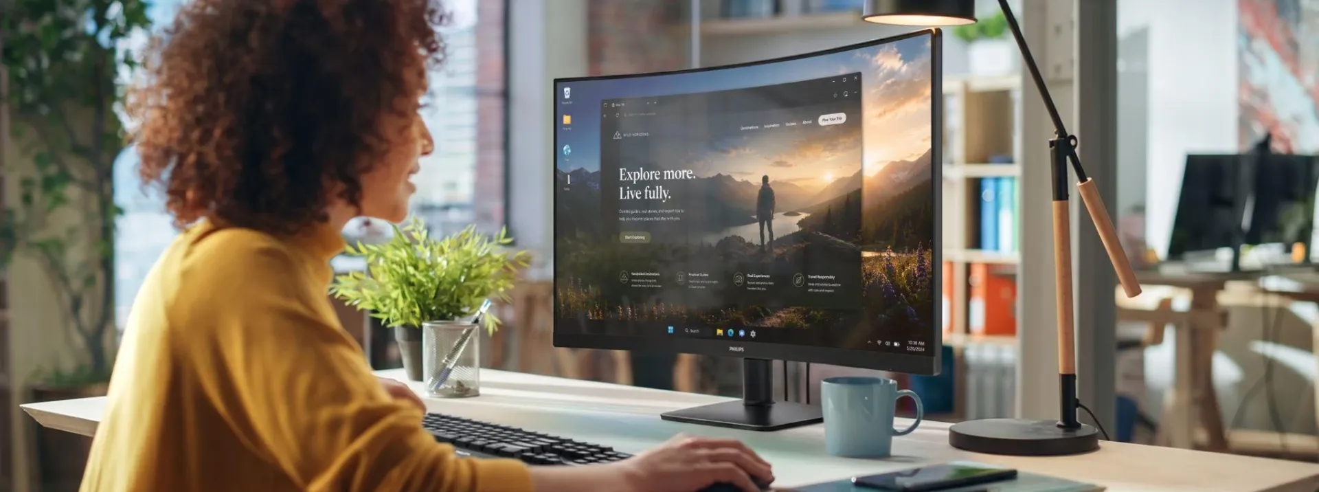 Philips predstavio nove zakrivljene monitore za rad od kuće i pristupačan gaming