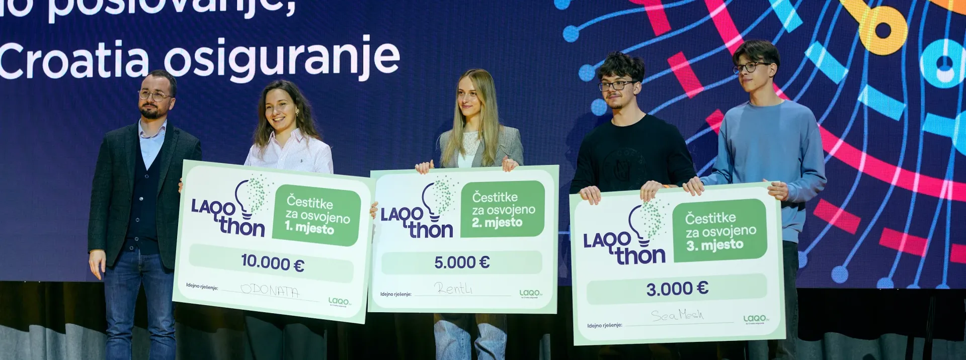 Proglašeni su pobjednici LAQOthona i nagrađeni s ukupno 18.000 eura