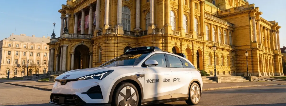 Verne, Pony.ai i Uber pokreću prvu komercijalnu robotaksi uslugu  u Europi