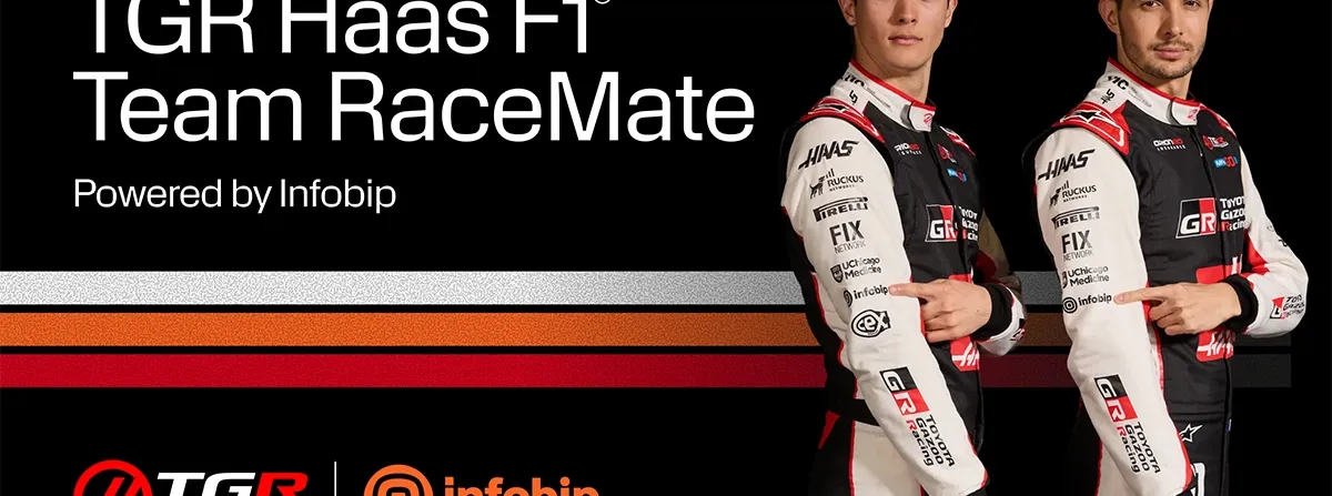Upoznajte AI agenta za navijače: TGR Haas F1 Team RaceMate powered by Infobip
