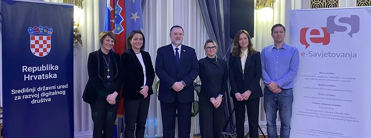Završen projekt e-Savjetovanja - proširenja, nadgradnje i unaprjeđenje zakonodavnih procesa savjetovanja s javnošću