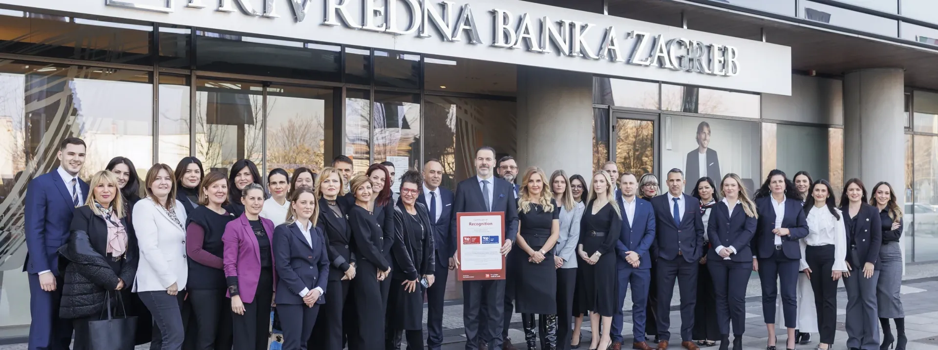 PBZ dobitnik certifikata Top Employer Hrvatska za 2026. godinu