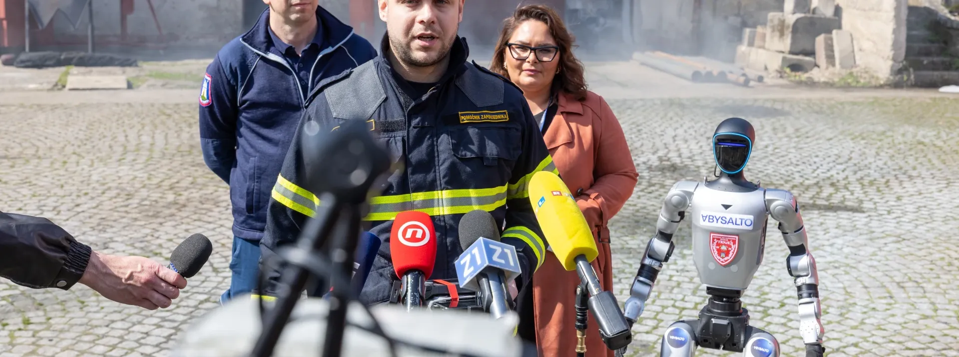 Održana demonstracija korištenja robota tijekom vatrogasne vježbe spašavanja u požaru