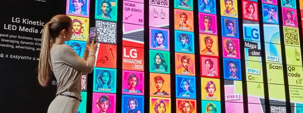 LG na ISE sajmu predstavio novitete na području digitalnog oglašavanja