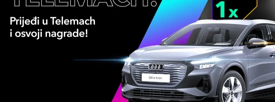 Uz mobilnu mrežu najbolje kvalitete do automobila – prijeđi u Telemach i osvoji nagrade!