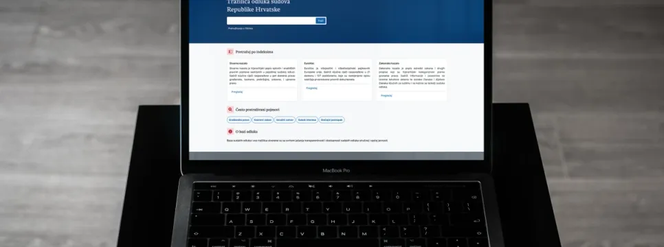 Započela objava anonimiziranih sudskih odluka na novom portalu