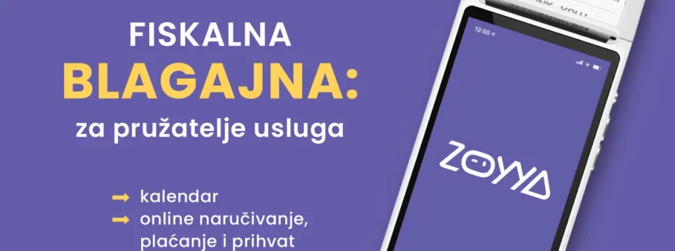 Zoyya blagajna – aplikacija za izdavanje fiskalnih računa s brojnim prednostima za uslužne djelatnosti