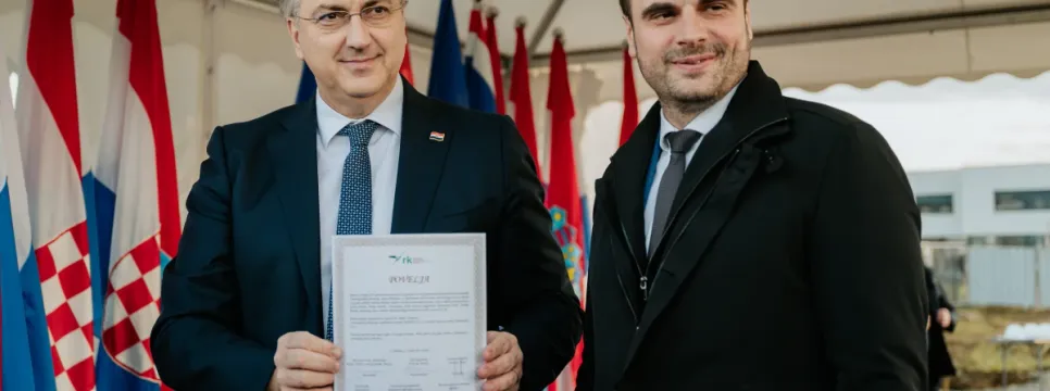 Položen kamen temeljac za izgradnju Centra gaming industrije u Novskoj