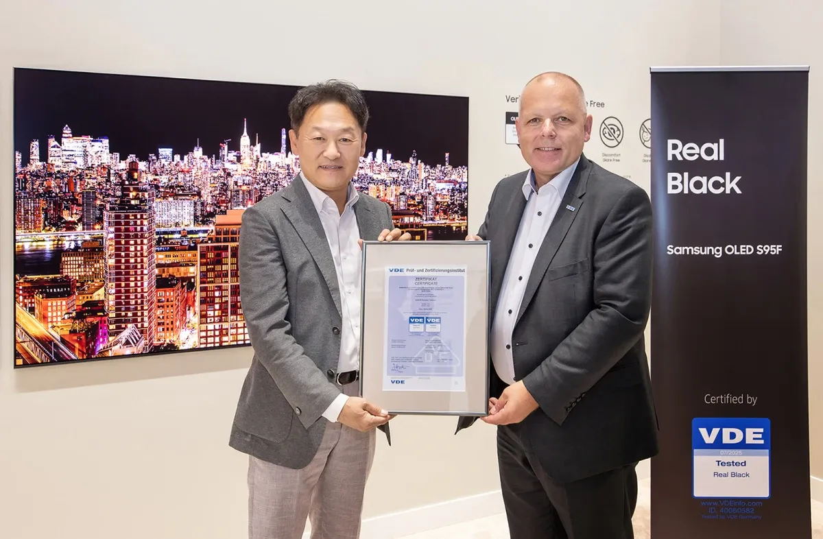Samsungov OLED TV dobio VDE certifikat "Real Black"