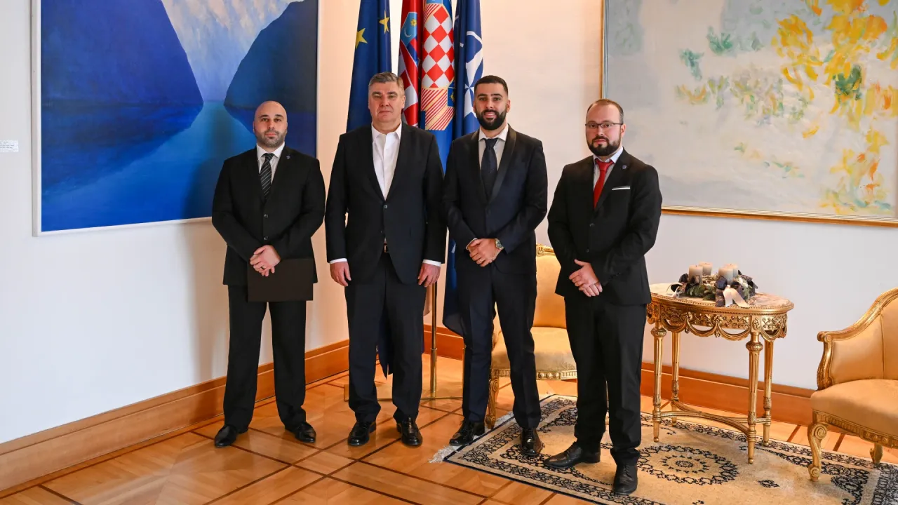 Predsjednik Milanović razgovarao s vodstvom udruge Bespilotni sustavi u kriznim situacijama