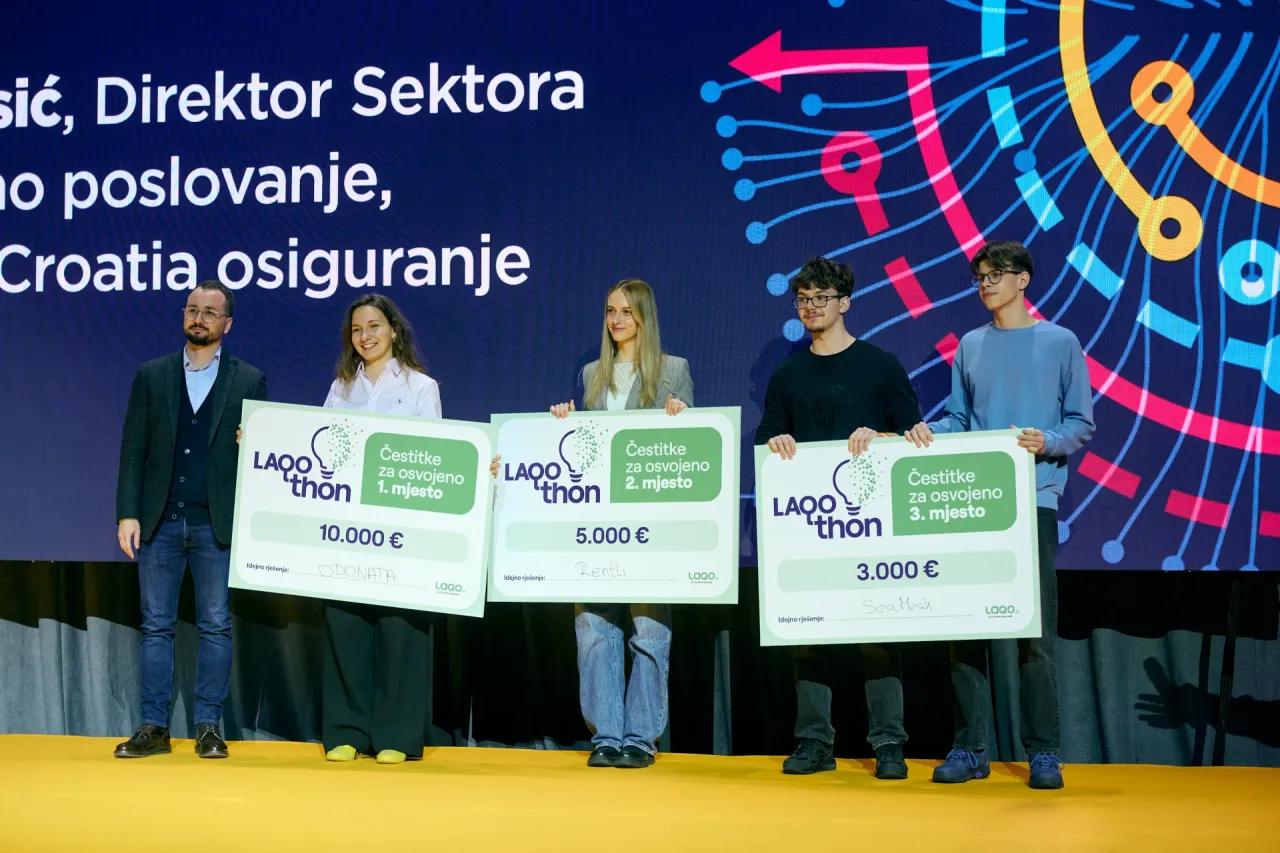 Proglašeni su pobjednici LAQOthona i nagrađeni s ukupno 18.000 eura