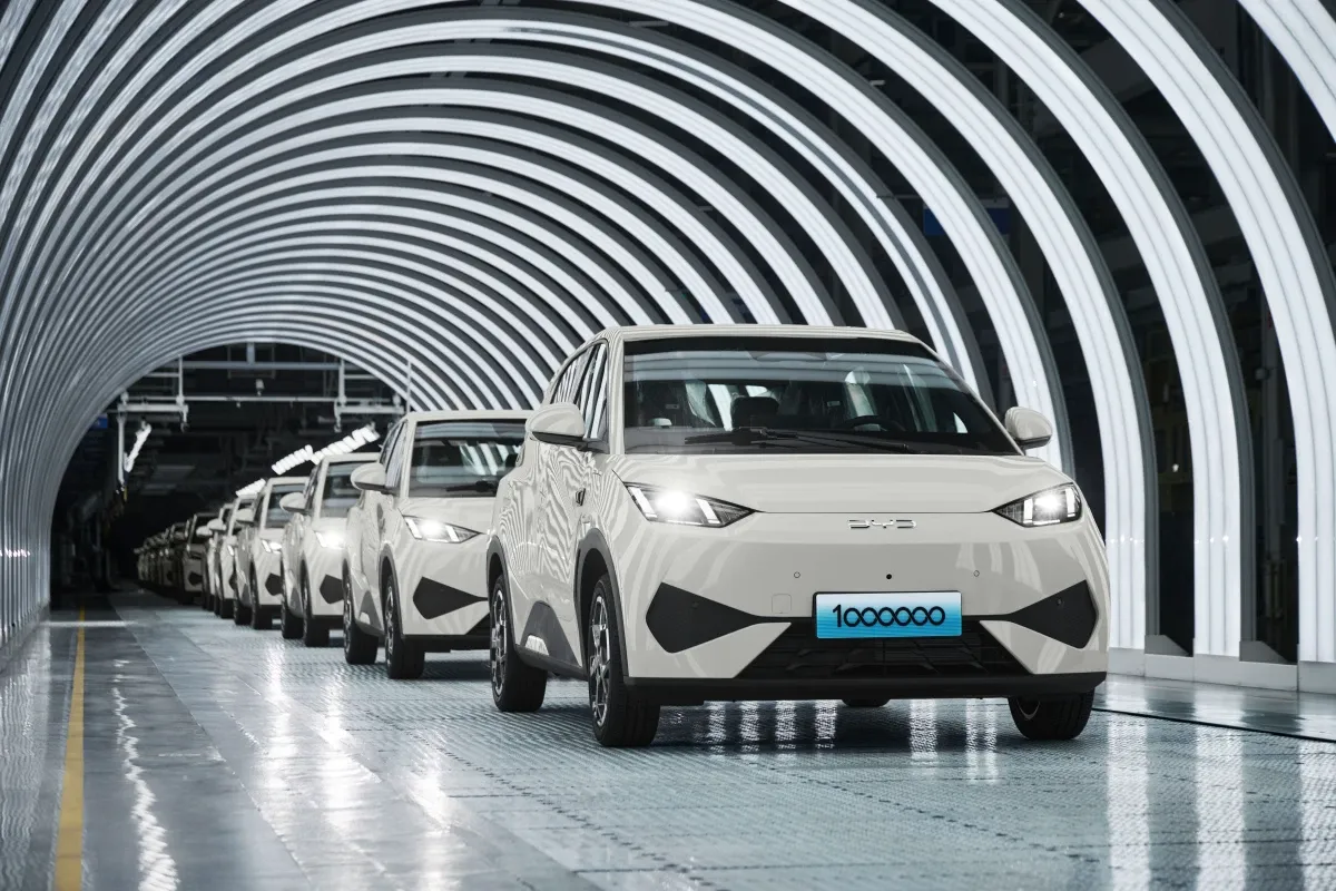 BYD slavi proizvodnju rekordnog milijuntog modela svog automobila