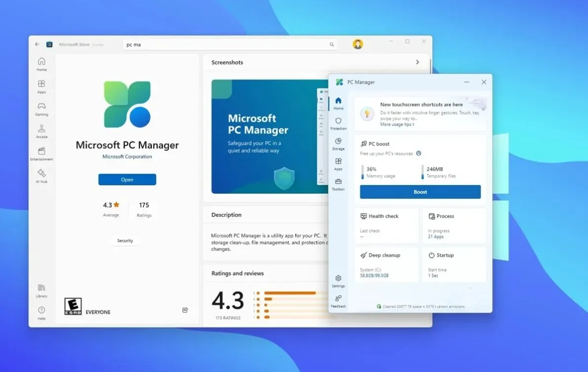 Windows 10 i 11 korisnici sada mogu "očistiti" računala s Microsoftovim PC managerom