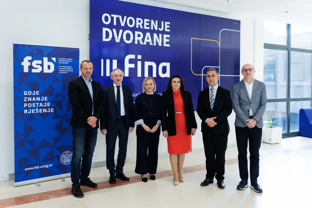 Svečano otvorena dvorana Fina na Fakultetu strojarstva i brodogradnje u Zagrebu
