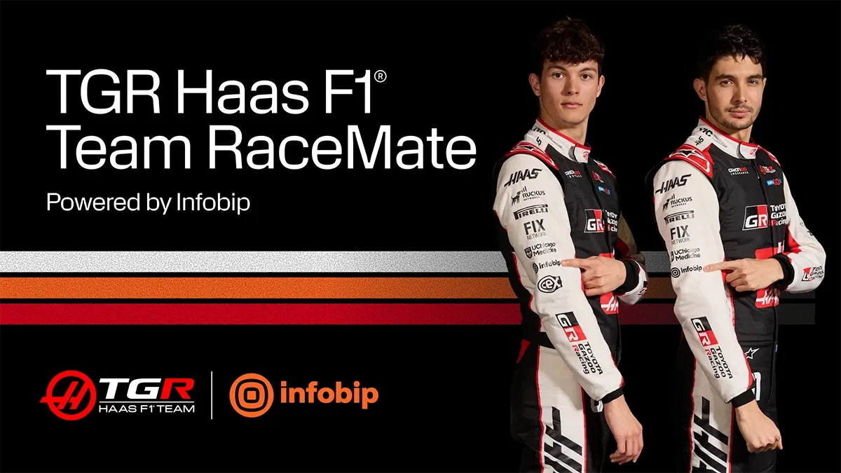 Upoznajte AI agenta za navijače: TGR Haas F1 Team RaceMate powered by Infobip