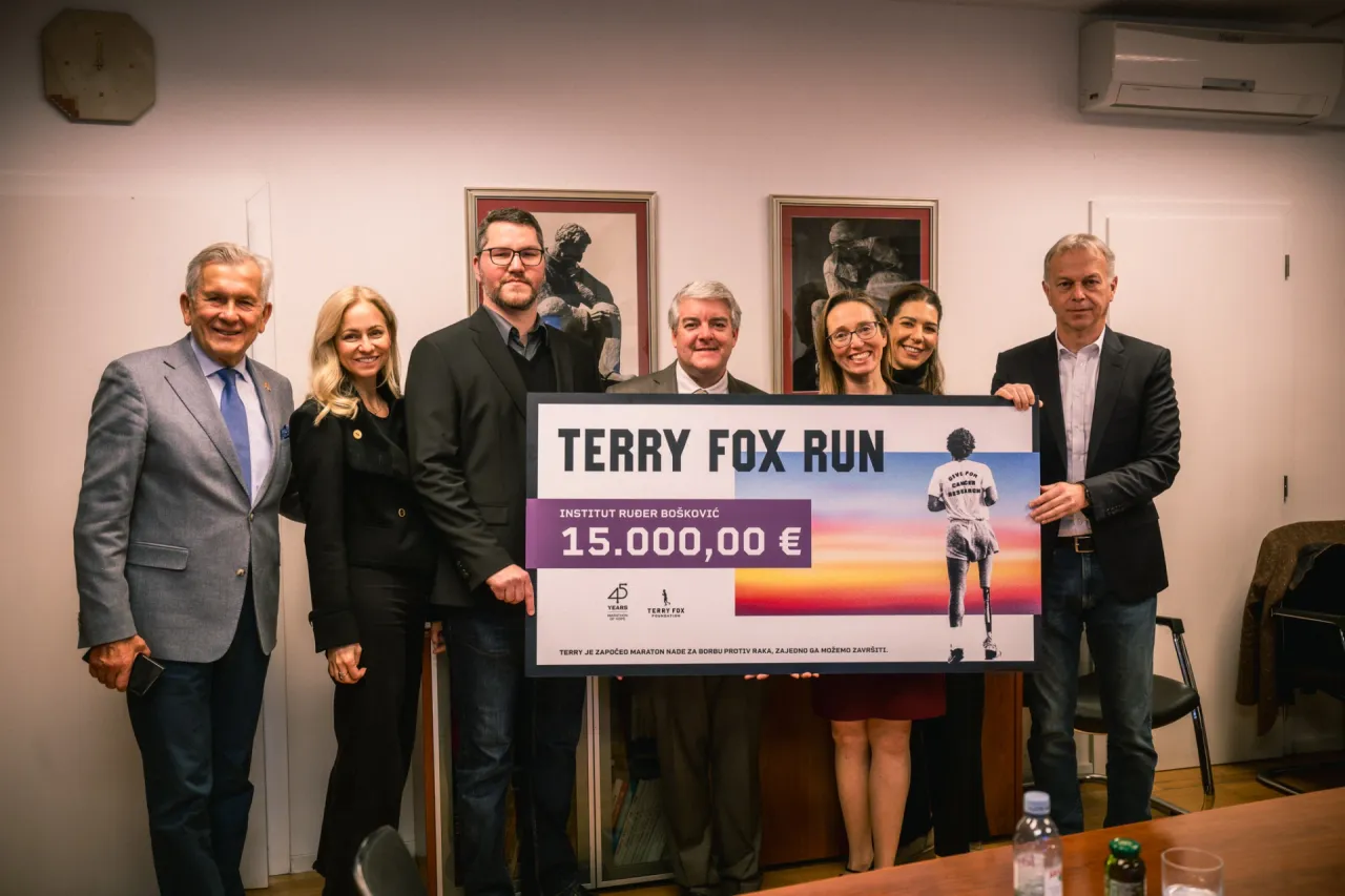 IN2 grupa ponosni donator humanitarne trke Terry Fox Run u kojoj su skupljena sredstva za Institut Ruđer Bošković