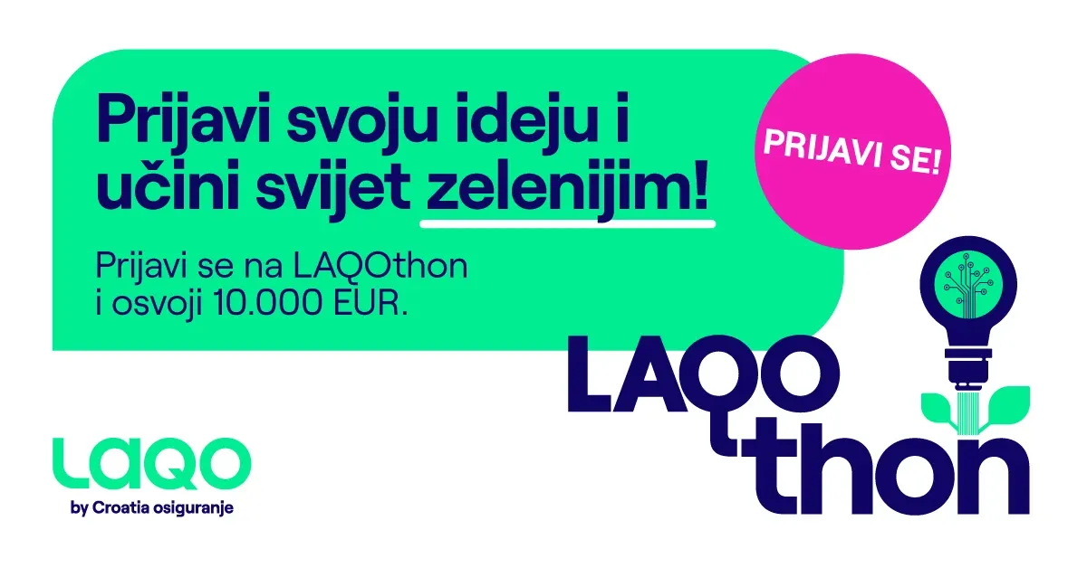 Počele prijave za treće izdanje: LAQO nagrađuje idejna tech održiva rješenja s 18 tisuća eura