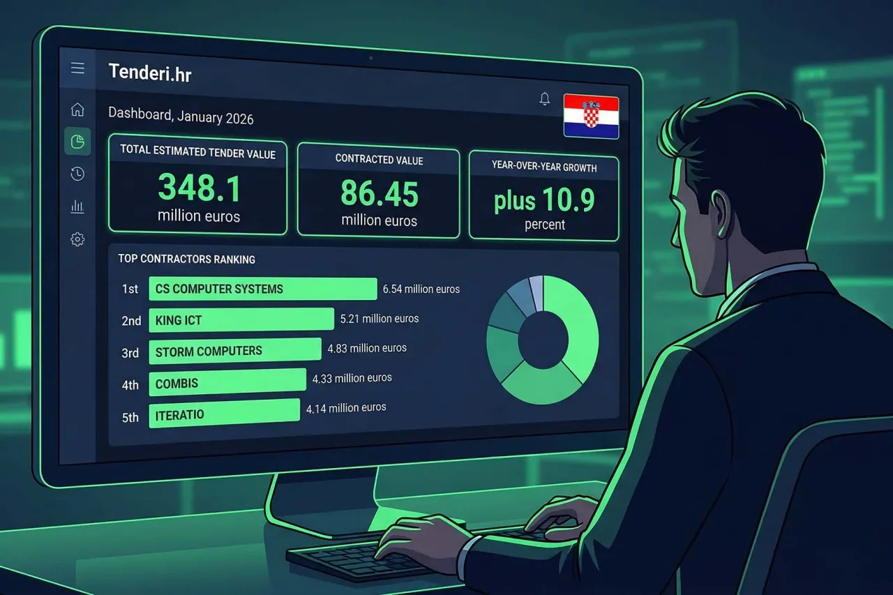Javne nabave u siječnju 2026. donijele rast od 10,9 posto
