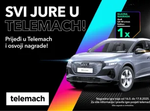 Uz mobilnu mrežu najbolje kvalitete do automobila – prijeđi u Telemach i osvoji nagrade!