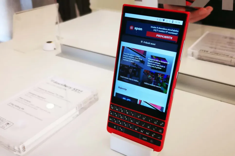 MWC 2019: Stiže novi BlackBerry KEY2 Red Edition