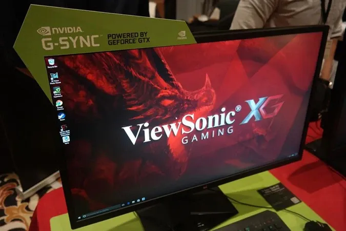 CES 2016: ViewSonic predstavio svoje XG gaming monitore s Nvidia G-Sync tehnologijom